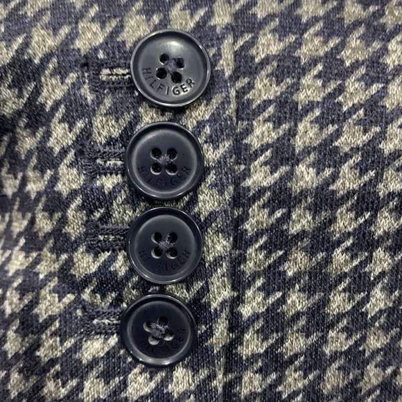 Tommy Hilfiger Houndstooth Blazer Size 4 - Picture 2 of 5